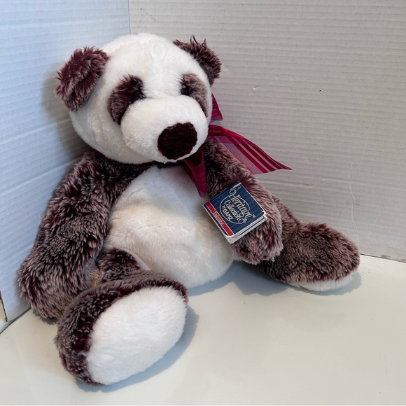 GANZ heritage collection - vintage Valentine panda Bear Plush 15 inch - Picture 6 of 11